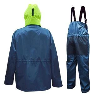 wholesales fishing suit,fishing clothes,waterproof clothing  Fishing Rain Suit Foul Weather Gear Sailing Jacket with Bib Pants