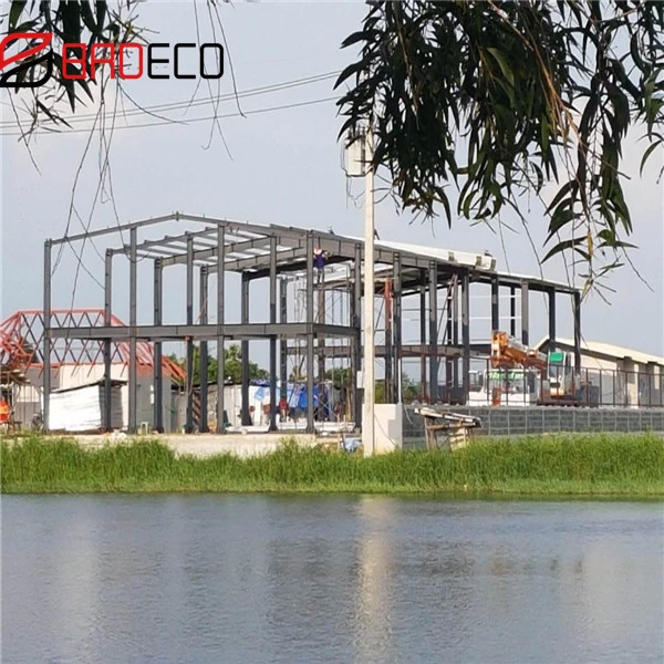 Wind-resistant prefabricated structure steel building warehouse