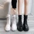 Import winter shoes thick-soled heighten locomotive short boots fashion quality boots from China