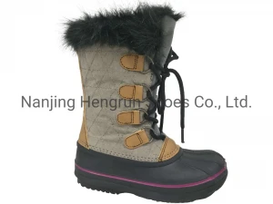 Winter Snow Warm Shoes MID- Length Fashion Boot for Women