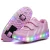 Import with 2wheels kids led shoes Roller skate Shoes kids led shoes sneakers for sport from China