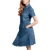 Import Women Casual Embroidered Denim Dress from USA