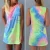 Import Women Summer Beach Tie Dye Sleeveless Tank Top from China