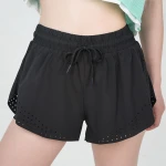 Women Workout Shorts Gym Training Wear Shorts with Drawstring