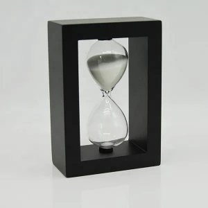 Wood Frame Sand Clock 60 Minutes 1 Hour Hourglass Sand Timer