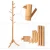 Import Wooden Coat Rack Free Standing, Coat Hat Tree Coat Hanger Holder Stand with Round Base for Clothes,Scarves,Handbags,Umbrella from China