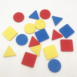 Wooden eco-friendly geometric educational toys for children
