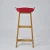 Import wooden leg hot sales PP plastic short back cafe restaurant cheap bar stool  high chair from China