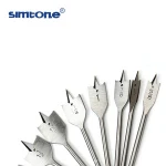 woodworking flat spade drill bit for wood and plasterboard metric and inch size customized
