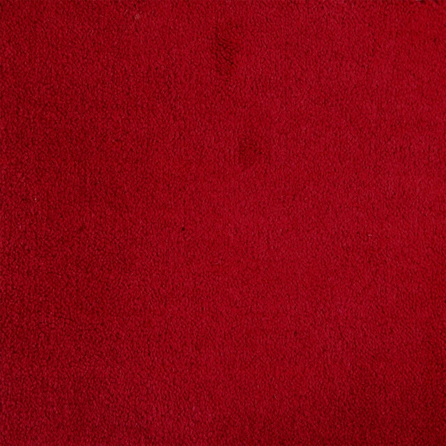 Wool Natural Organic Woven High Pile Thick Carpet Red Plain Woolen Luxurious Fire Retardant Lifetime Quality