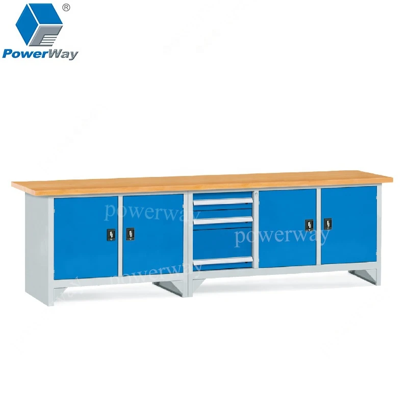 Workshop Beech Wood Surface Worktable Electrical Tool Heavy Working Table