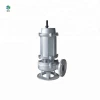 WQK SS304 sewage submersible pump Sump Pumps with grinder impeller