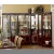 Import YB10 Baroque Classic Living Room Display Cabinet European Antique mahogany Wooden decorative wine Display Cabinet showcase from China