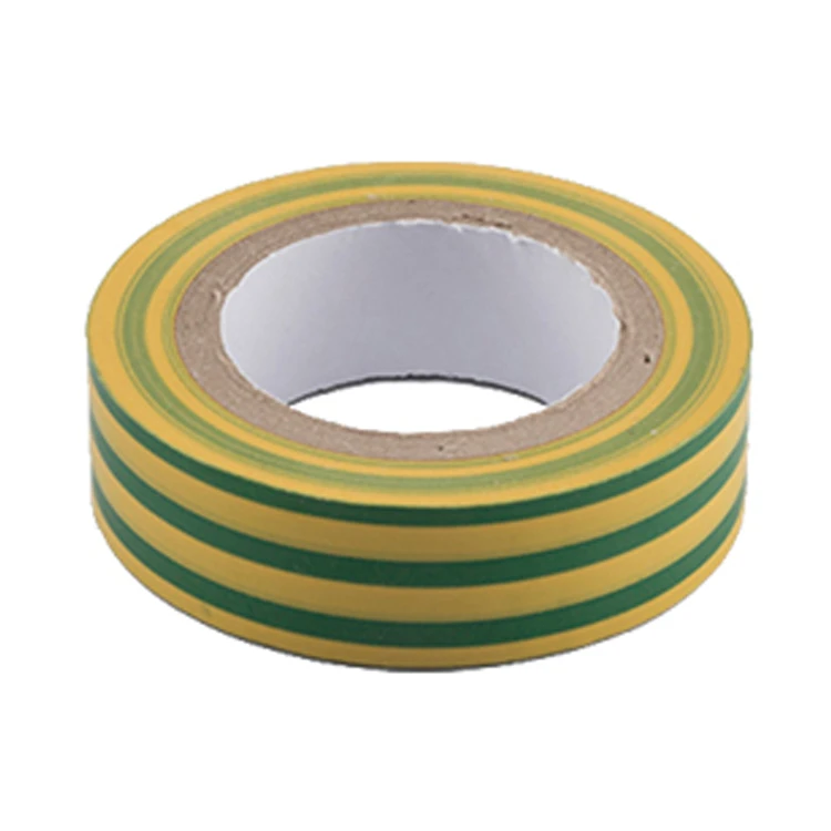 Yellow-green  Color Hot Sales Rubber Electrical  Insulation Pvc Tape