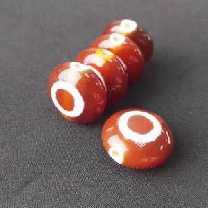 Yemen Agate Dzi Loose Big Size Beads for Necklace and Bracelets, 16mm