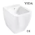 Import YIDA European CE 180mm Ptrap Washdown Wc Toilet Set Back To Wall Hung Toilet from China
