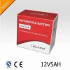 YTX5A-BS(MF) battery 12v5ah motorcycle battery