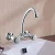 Import Yuyao Sanyin Exquisite Faucet Accessory Deck Mounted Brass Chrome Surface Hot And Cold Water Kitchen Sink Faucet Tap from China