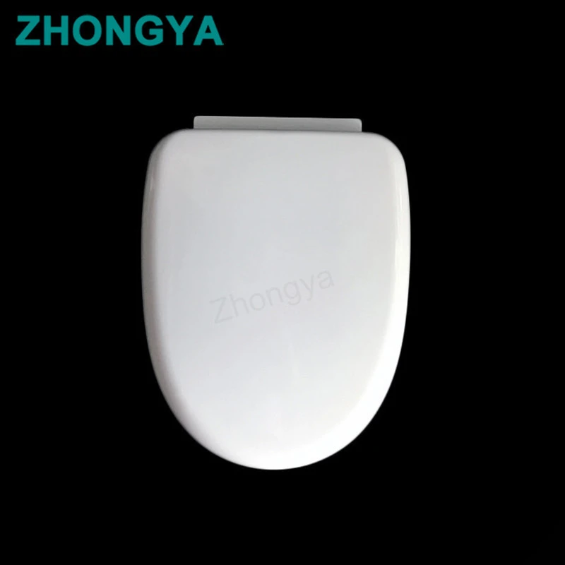 Zhongya factory direct sale low price waterproof plastic toilet seat cover for washroom wc PP elongated toilet bowl covers