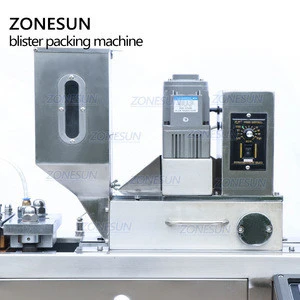 ZONESUN DDP-A Flat AI/PI Automatic Blister Packaging Machine For Capsule Pill Tablet Sealing Machine