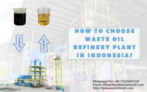 Plastic oil distillation machine waste oil to diesel oil plant
