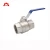 Import stainless steel female thread 2pc ball valve from China