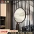 Import Stainless steel hollow screen light luxury carved living room porch decoration from China