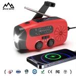 Solar Radio Factory Portable Crank Charger Dynamo with SOS Alarm Emergency Noodradio