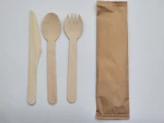 Wooden Cutlery Made From Birch Wood