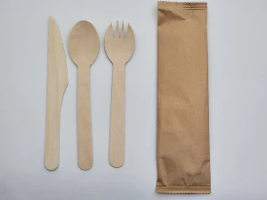 Wooden Cutlery Made From Birch Wood