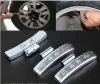 Guaranteed Quality Customized Auto Zinc Clip-on Wheel Balance Weight custom made metal and color