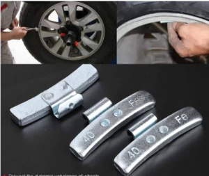 Guaranteed Quality Customized Auto Zinc Clip-on Wheel Balance Weight custom made metal and color