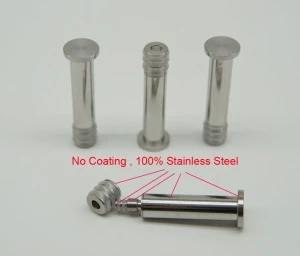 Metal Twist Plunger for 1ml Glass Gyringe Stainless Steel Plunger