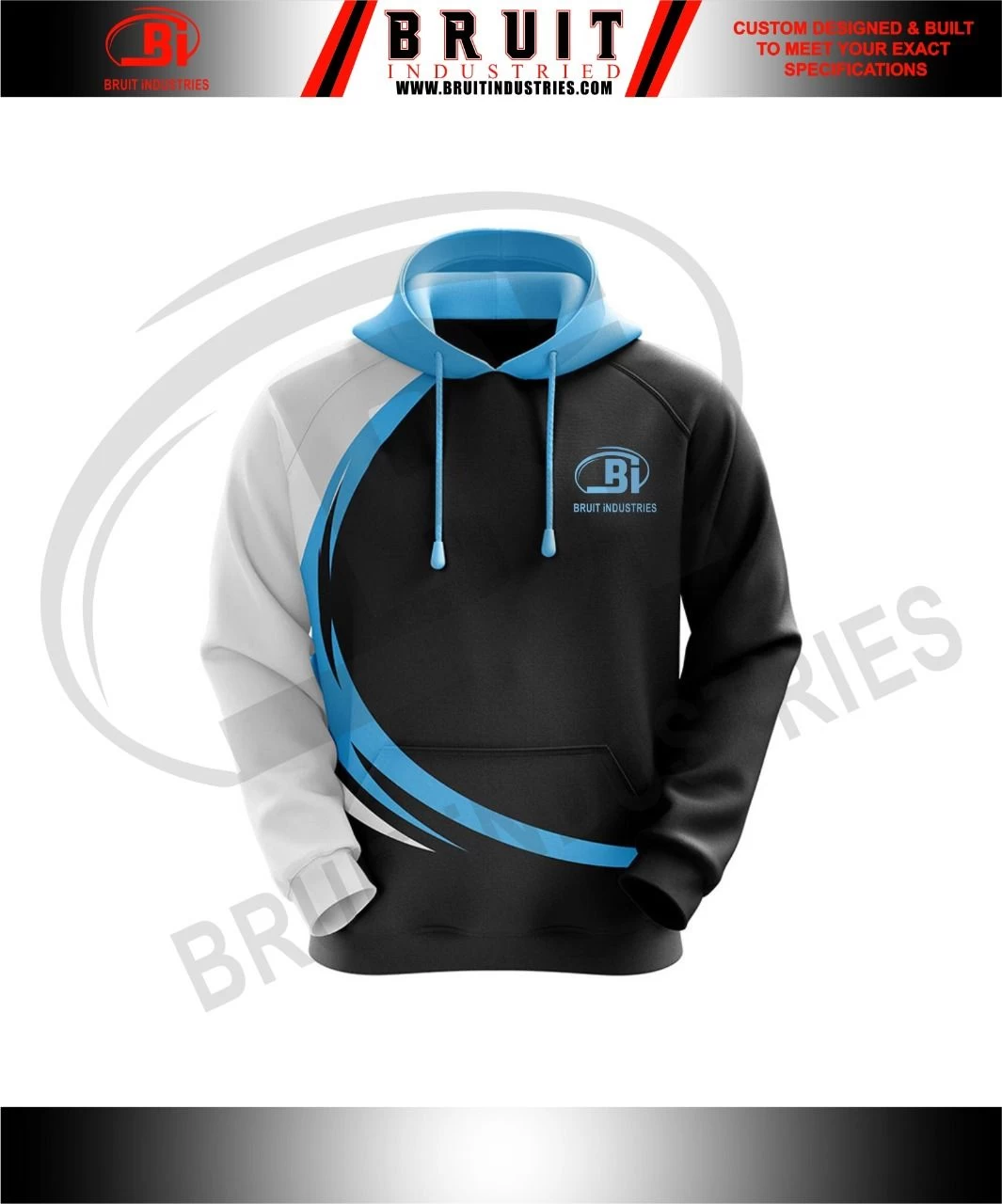 Buy Distressed Hoodie In Solid Color/fleece Distressed Full Sleeve Sublimation Hoodie from Bruit