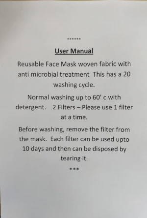 N95 Disposable Face Mask