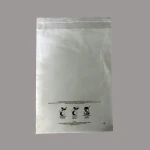 Biodegradable Cornstarch Waterproof Self-Sealing Logo Printed Custom Compostable Black Small Free Apparel Clothing