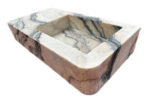 Chinese pink vein onxy marble stone products