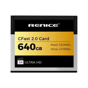 Renice CFast 2.0 Card 640GB Memory Card