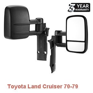 Manual Foldable Trailer Mirror Rearview Mirror for Toyota Land Cruiser 70-79