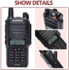 Baofeng UV-9R Plus IP67 Waterproof VHF UHF Dual Band Standby Professional Black 5W Wireless Long Range Walkie Talkie