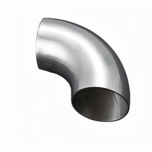 High Quality SS 304/316 Stainless Steel Food Grade Hygiene 90 Degree Welded Elbow Pipe Fittings Processing Customizatio