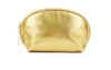 Cosmetic Glossy PU Golden Makeup Bag