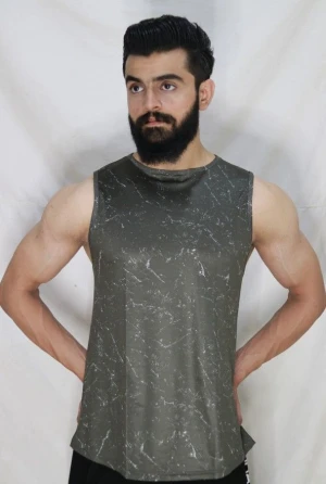 NERFSTRONG Mens Marble Print Tanktop