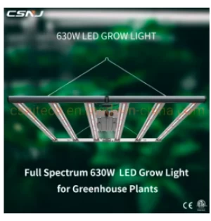 2020 Best Designing Full Spectrum LED Grow Light (630W PPF: 1700umol/S) for Greenhouse Planting