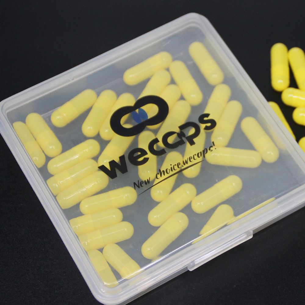 Buy 00#full Lemon Yellow Gelatin Capsules (tio2-free) from Company ...