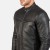 Import Ionic Black Leather Jacket from Pakistan
