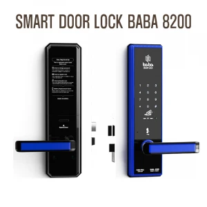 Electronic smart door lock BABA-8200 card bluetooth door lock