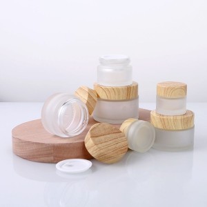 glass cosmetic jar skincare facial cream jar eye cream jar