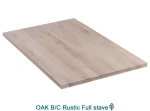 Oak countertop and tabletop