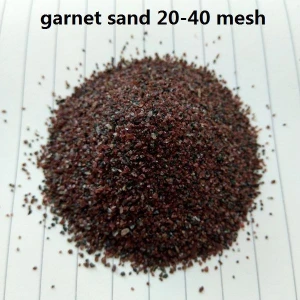 Blasting Garnet sand 20-40 mesh grain sandbasting surface treatment